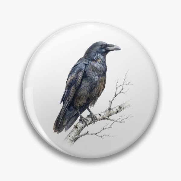 Item preview, December Raven Birth Month Bird designed and sold by Roy & Tiffany.