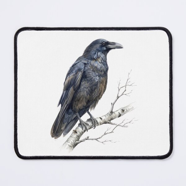 Item preview, December Raven Birth Month Bird designed and sold by Roy & Tiffany.
