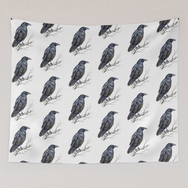 Item preview, December Raven Birth Month Bird designed and sold by Roy & Tiffany.