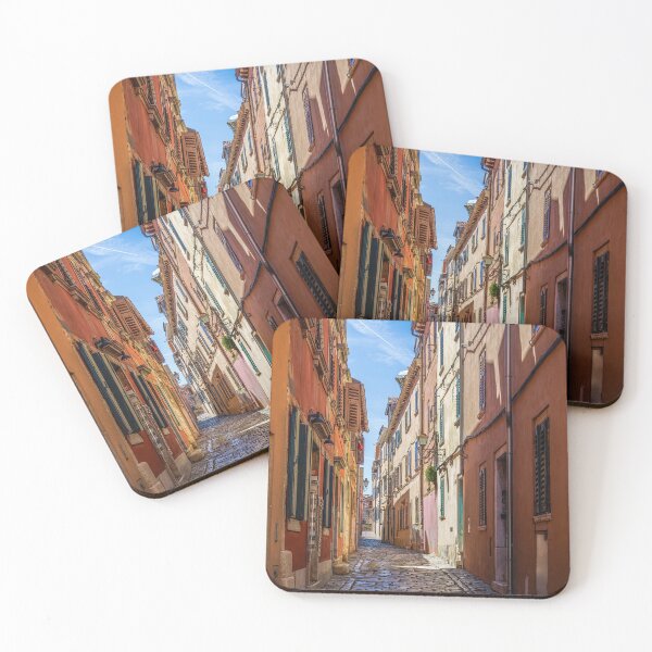 Item preview, Charming Cobblestone Alley in the Old Town of Rovinj, Croatia designed and sold by Viv Thompson Photography .