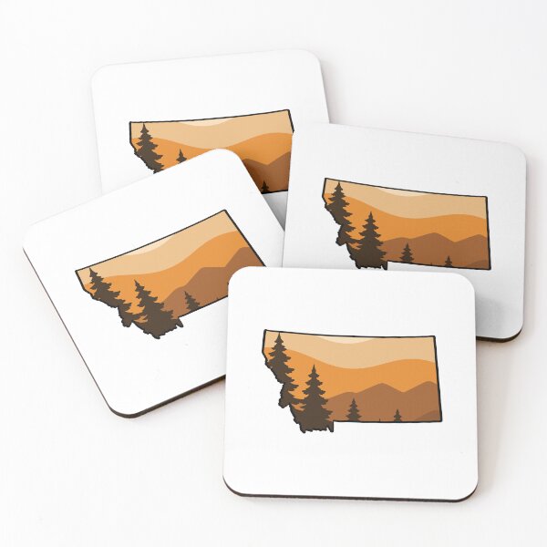 Item preview, Montana cutout, forest and hills scene designed and sold by DougCustomMade.
