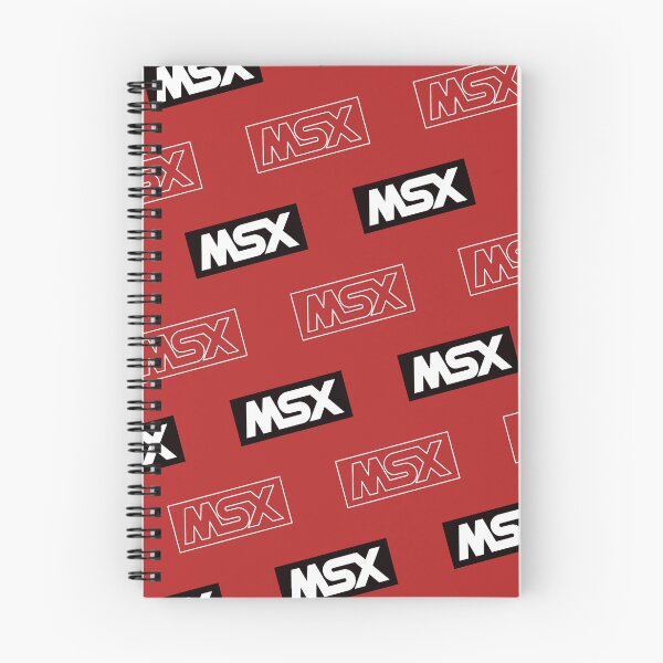 Item preview, Classic MSX Logo Pattern (Color 6) designed and sold by RetroTributes.