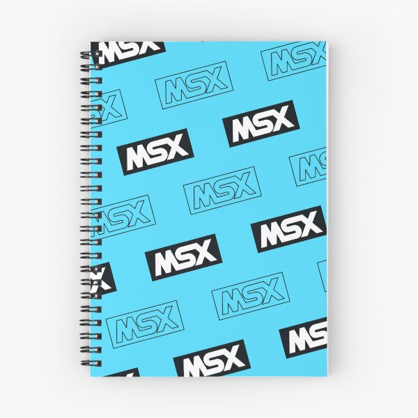 Item preview, Classic MSX Logo Pattern (Color 7) designed and sold by RetroTributes.