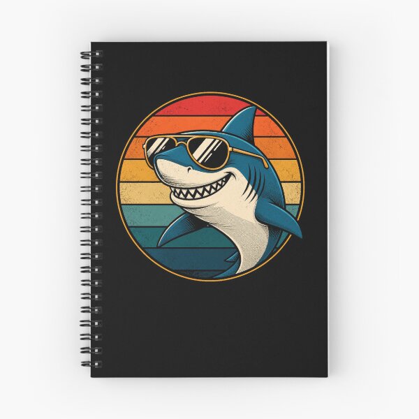 Item preview, Cool Shark Sunglasses Retro Vintage Cartoon Ocean designed and sold by Moizento.