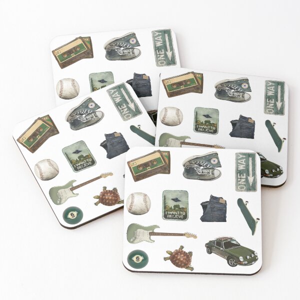 Item preview, Vintage Green Indie Sleaze Sticker Collage designed and sold by parting-spirals.
