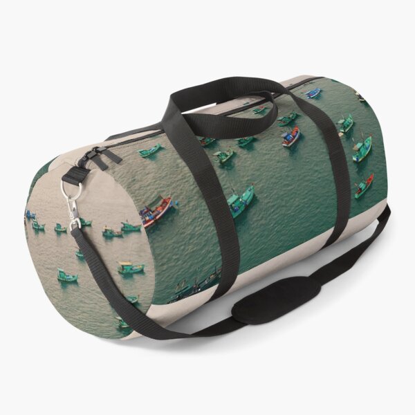 Item preview, Fishing Boat Fleet on Green Sea Phu Quoc Vietnam designed and sold by Jomsunshine.