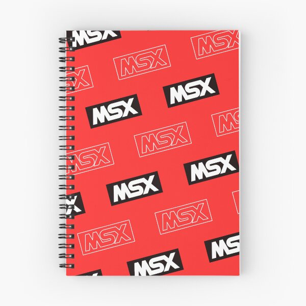 Item preview, Classic MSX Logo Pattern (Color 8) designed and sold by RetroTributes.