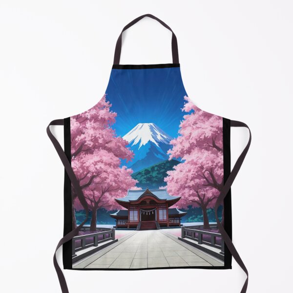 Item preview, Landscape - Iconic Japanese Volcano, Japanese Harmony Under Stylized Sky designed and sold by Zone--Gaming.