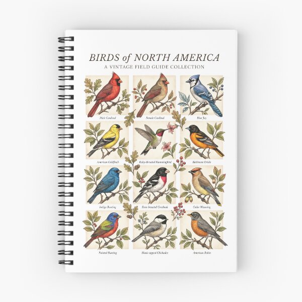 Item preview, Birds of North America Vintage Field Guide designed and sold by Tiffany Roy.