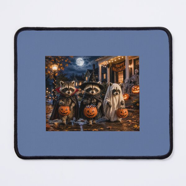 Item preview, Raccoons on Halloween Night designed and sold by Novel Works Studio.