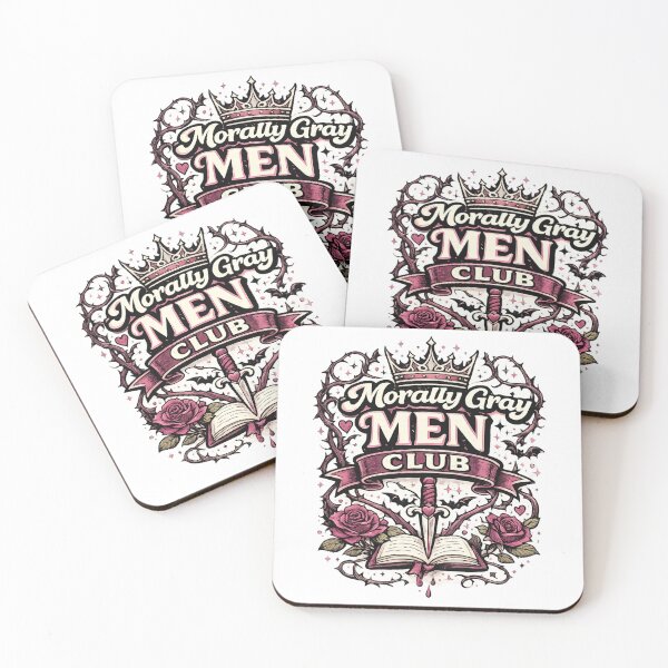 Item preview, Morally Gray Men Club Retro Book Club Lover Typography designed and sold by rafi18.