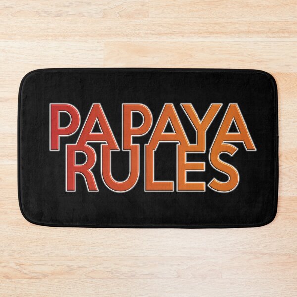 Item preview, Papaya Rules designed and sold by ZooStateofMind.