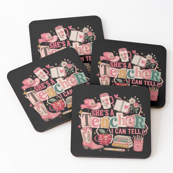 Item preview, Shes A Teacher I Can Tell Pink Cowgirl Hat School Graphic designed and sold by DangeRilanman.