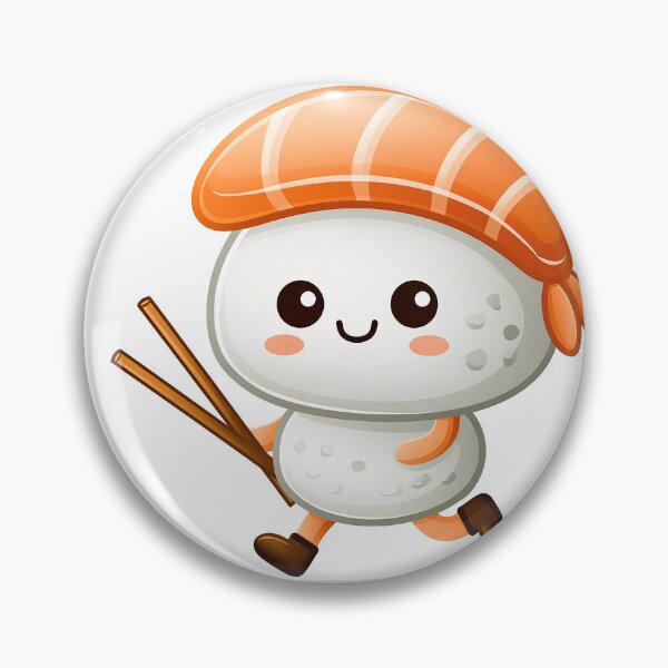 Item preview, cute cartoon sushi character designed and sold by TanyaLovus.