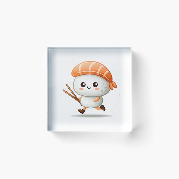 Item preview, cute cartoon sushi character designed and sold by TanyaLovus.
