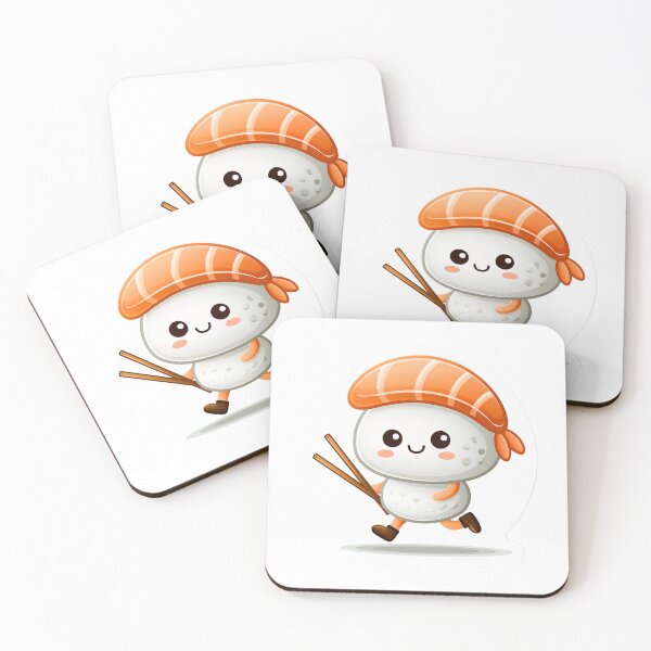 Item preview, cute cartoon sushi character designed and sold by TanyaLovus.