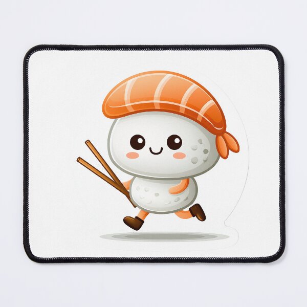 Item preview, cute cartoon sushi character designed and sold by TanyaLovus.