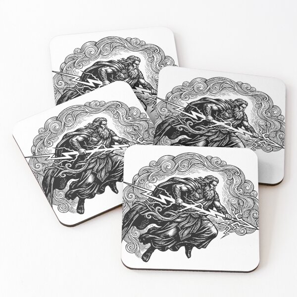 Item preview, Zeus King of Gods Vintage Engraving designed and sold by ariamuhammad.