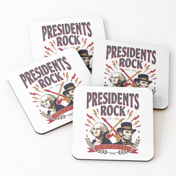 Item preview, Presidents Rock Washington Lincoln Guitar America 250 Years v12 designed and sold by DarylWelsh2024.