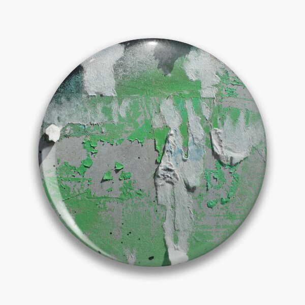 Aperçu de l'œuvre Décomposition verdoyante – Peinture abstraite verte qui s'écaille créée et vendue par BuckaBaby.