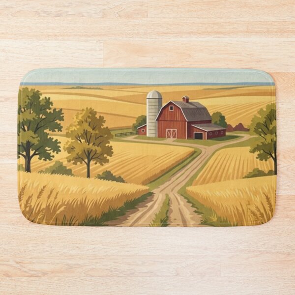 Item preview, Midwest Vintage Style Travel Advert designed and sold by Dimensionality.
