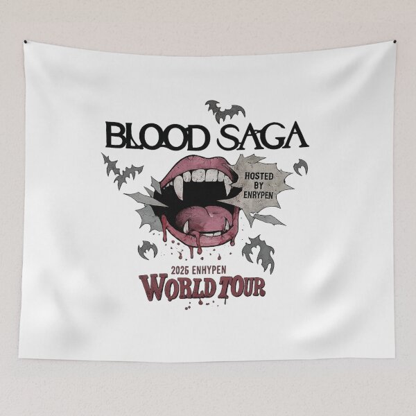 Item preview, Enhypen Blood Saga World Tour 2026  Vampire Teeth  designed and sold by Kimheawon.