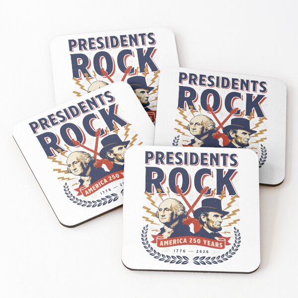 Item preview, Presidents Rock Washington Lincoln Guitar America 250 Years v13 designed and sold by DarylWelsh2024.