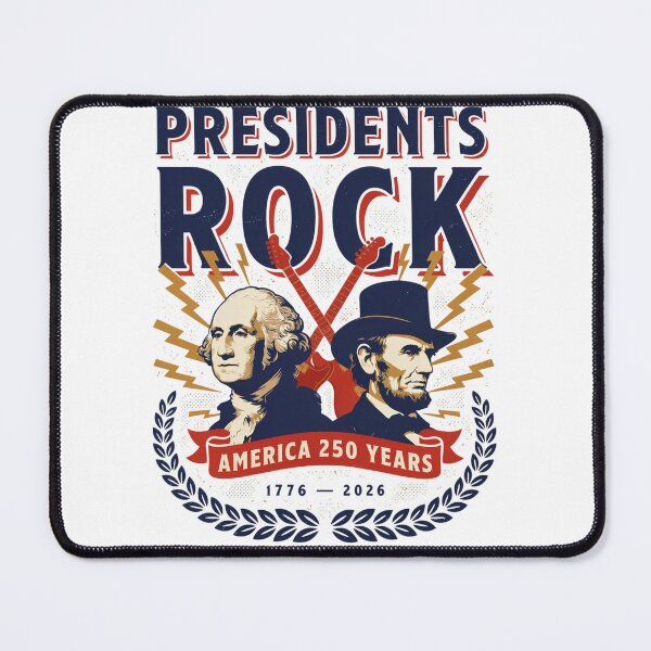 Item preview, Presidents Rock Washington Lincoln Guitar America 250 Years v13 designed and sold by DarylWelsh2024.