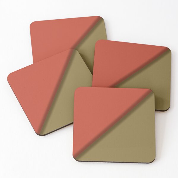 Item preview, Minimalist Burnt Orange and Olive Green designed and sold by pluielegere.