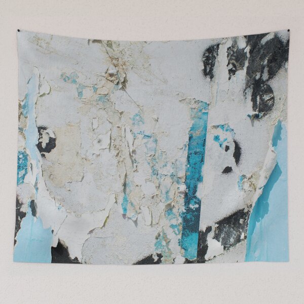 Item preview, Torn Turquoise – Abstract Peeling Paint Texture designed and sold by BuckaBaby.