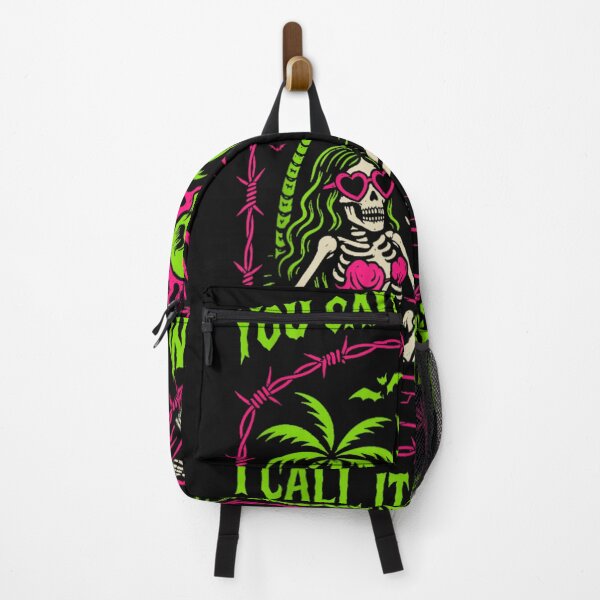 Item preview, You Call It Summer I Call It Suffering Neon Goth Skeleton Beach designed and sold by DangeRilanman.