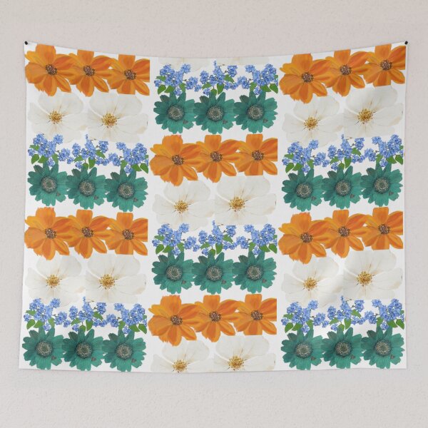 Item preview, Vibrant Floral Row Pattern Illustration designed and sold by EdgeSphere.