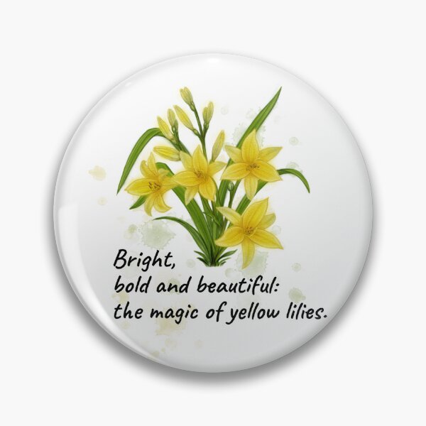 Item preview,  Yellow lilies, garden, summer mood, nature pattern, flowers, designed and sold by ArtbySvetik.