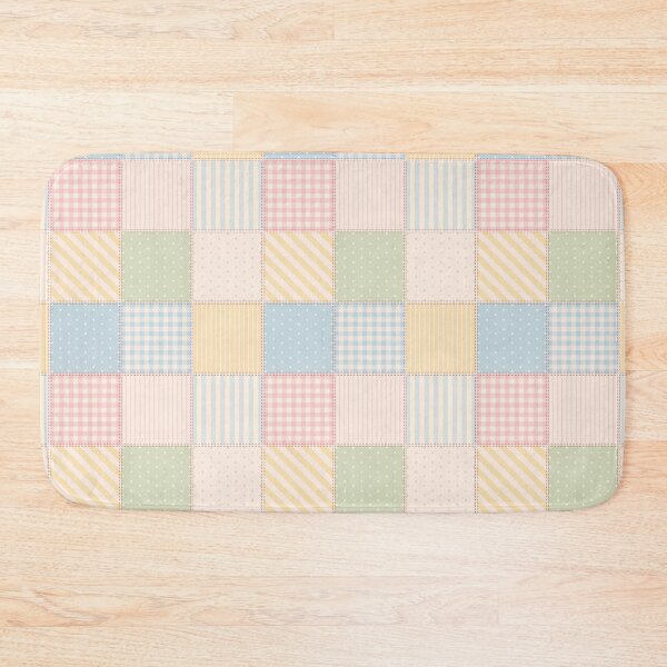 Item preview, Pastel Patchwork Quilt Grid Seamless Pattern designed and sold by Anne97s.