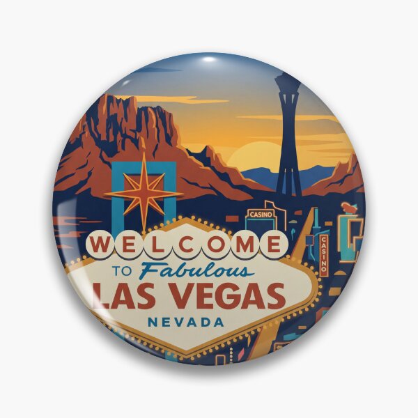 Item preview, Las Vegas Nevada Vintage Travel Poster designed and sold by Bomax121.
