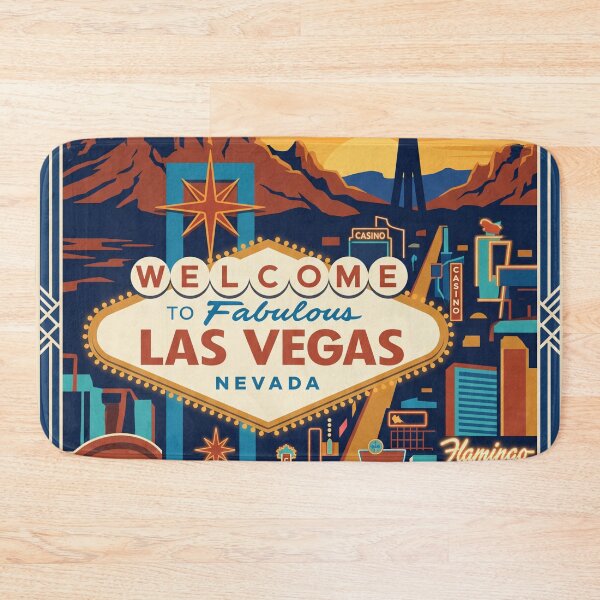 Item preview, Las Vegas Nevada Vintage Travel Poster designed and sold by Bomax121.