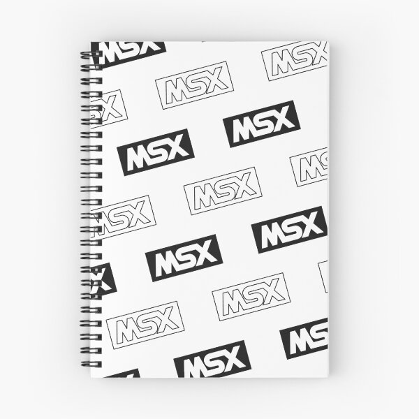 Item preview, Classic MSX Logo Pattern (Color 15) designed and sold by RetroTributes.