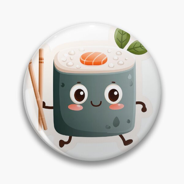 Item preview, cute cartoon sushi character designed and sold by TanyaLovus.