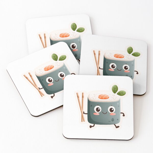 Item preview, cute cartoon sushi character designed and sold by TanyaLovus.