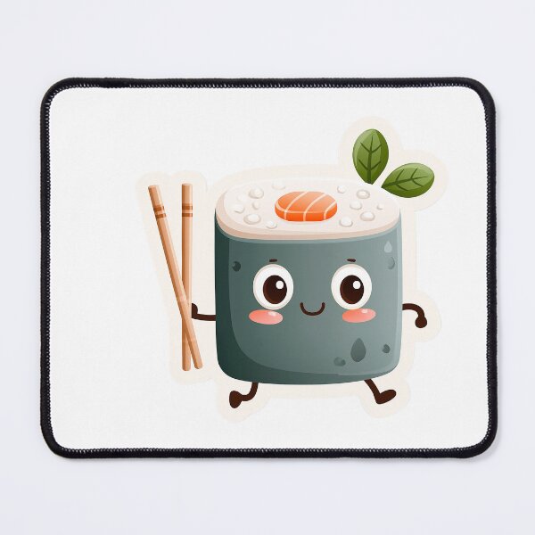 Item preview, cute cartoon sushi character designed and sold by TanyaLovus.