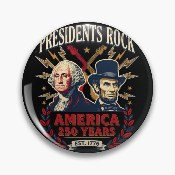 Item preview, Presidents Rock Washington Lincoln Guitar America 250 Years v15 designed and sold by DarylWelsh2024.