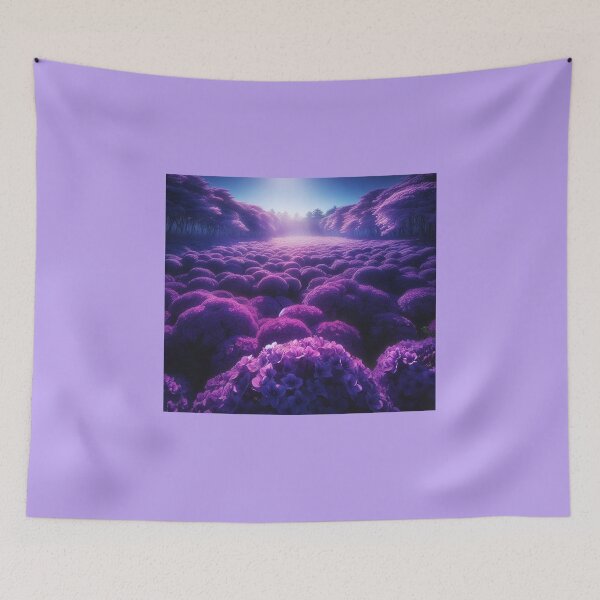 Item preview, BLOOMSCAPE OF THE PURPLE HORIZON designed and sold by Catalina Kate.