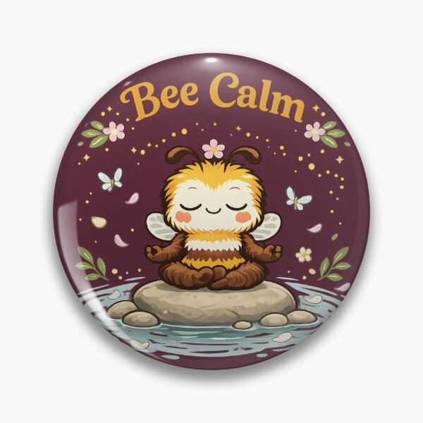 Item preview, Small Bee Big Heart Cute Bee HoldBee Calm Cute Meditation Bee Mascot Lotus Pose  Zen Honey Bee Retro Nature T-Shirting Heart  Adorable Honey Bee Mascot Retro Floral Love T-Shirt designed and sold by  MAD's Recreation Studio.