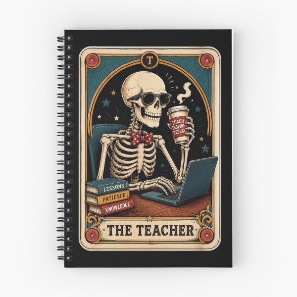 Item preview, The Teacher Tarot Card Math Teacher English Funny Teacher designed and sold by OlakunleOloroz.