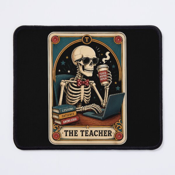 Item preview, The Teacher Tarot Card Math Teacher English Funny Teacher designed and sold by OlakunleOloroz.