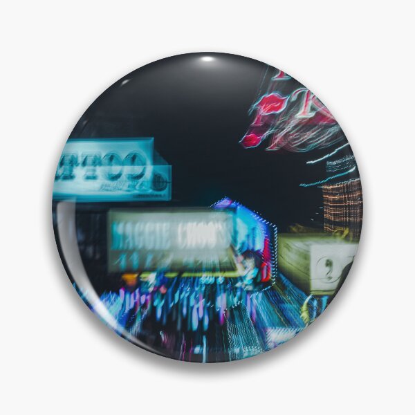 Item preview, Neon Night Street in Motion Bangkok Thailand designed and sold by Jomsunshine.