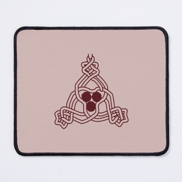 Item preview, Intricate Celtic Trinity Knot Line Art – Dusty Rose Edition designed and sold by Macramellennias.