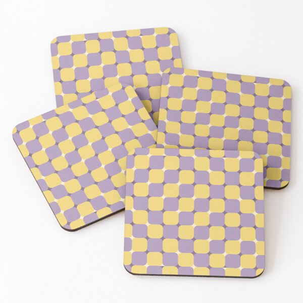 Item preview, Yellow and Purple Checkered Illusion designed and sold by The Innocent Ghost Project.