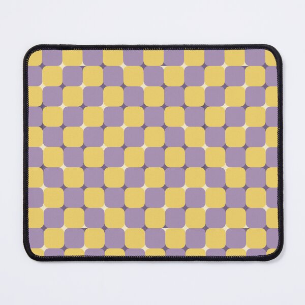 Item preview, Yellow and Purple Checkered Illusion designed and sold by The Innocent Ghost Project.