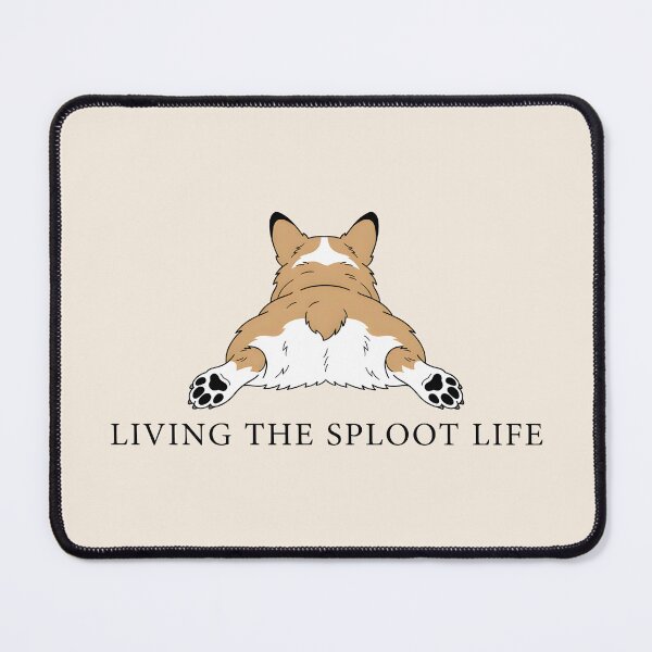 Item preview, Living The Sploot Life Cute Corgi Butt Minimalist Line Art designed and sold by dreephic22.